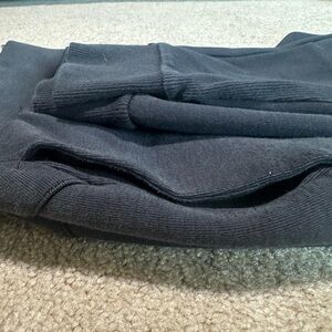 GYMSHARK Black Fitted Joggers Size Large